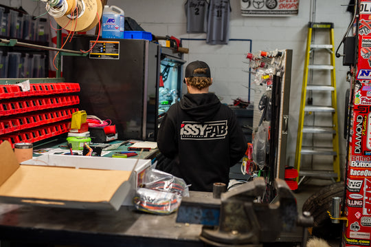 Male wearing IssyFab Hoodie